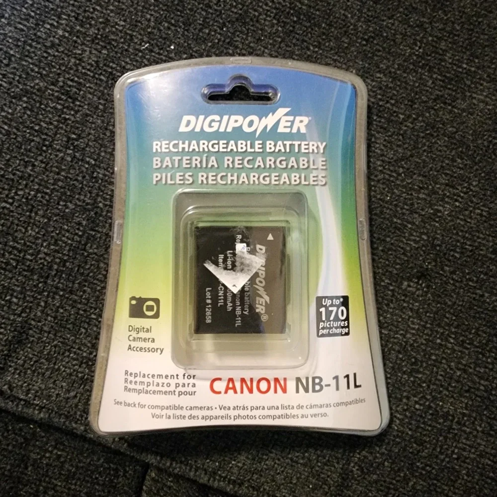 Digipower Digital Camera Rechargeable Battery Canon‎ NB-11L Sealed New